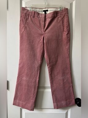 J. Crew Rose Pink Straight-Leg Corduroy Jeans